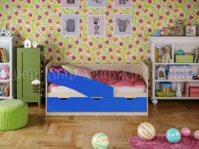 Кровать детская Бабочки 2,0 м в Чернышевском - chernyshevskij.mebel-nsk.ru | фото