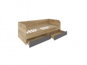 Кровать-диван с ящиками Шерлок Дв120.0_90 в Чернышевском - chernyshevskij.mebel-nsk.ru | фото