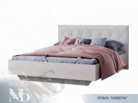 Кровать двуспальная 1,6м Кимберли КР-13 в Чернышевском - chernyshevskij.mebel-nsk.ru | фото