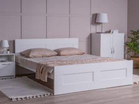 Кровать двуспальная 1,6м Сириус в Чернышевском - chernyshevskij.mebel-nsk.ru | фото