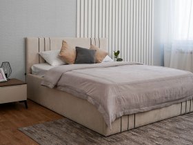Кровать двуспальная 1,8м с подъем. мех. Леванте в Чернышевском - chernyshevskij.mebel-nsk.ru | фото