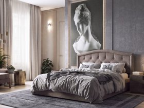 Кровать двуспальная 1,8м Верона-2 в Чернышевском - chernyshevskij.mebel-nsk.ru | фото