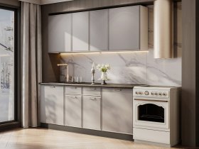 Кухонный гарнитур «Адель» 2,0м (нео) в Чернышевском - chernyshevskij.mebel-nsk.ru | фото