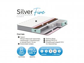 Матрас Silver Five в Чернышевском - chernyshevskij.mebel-nsk.ru | фото