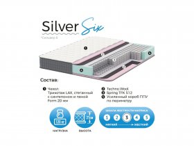 Матрас Silver Six в Чернышевском - chernyshevskij.mebel-nsk.ru | фото