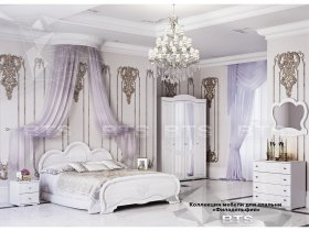 Модульная спальня «Филадельфия» в Чернышевском - chernyshevskij.mebel-nsk.ru | фото