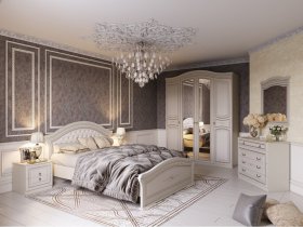 Модульная спальня Николь (Мебельград) в Чернышевском - chernyshevskij.mebel-nsk.ru | фото